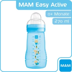 MAM Weithalsflasche Easy Active Baby Bottle - Häschen, 270 Ml -Baby Kleidung mam weithalsflasche easy active baby bottle haschen 270 ml 2