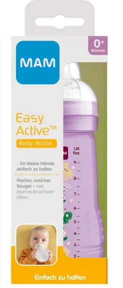MAM Weithalsflasche Easy Active Baby Bottle - Katze/Schmetterling, 270 Ml -Baby Kleidung mam weithalsflasche easy active baby bottle katze schmetterling 270 ml 3