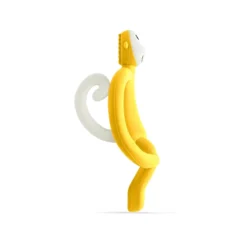 Matchstick Monkey Beißring / Zahnungshilfe Affe Original Gelb