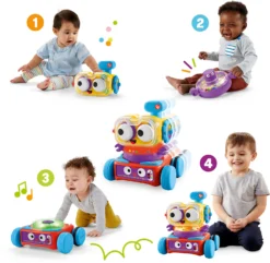 MATTEL Fisher-Price Linus Der 4-in-1 Lernroboter -Baby Kleidung mattel fisher price linus der 4 in 1 lernroboter 5