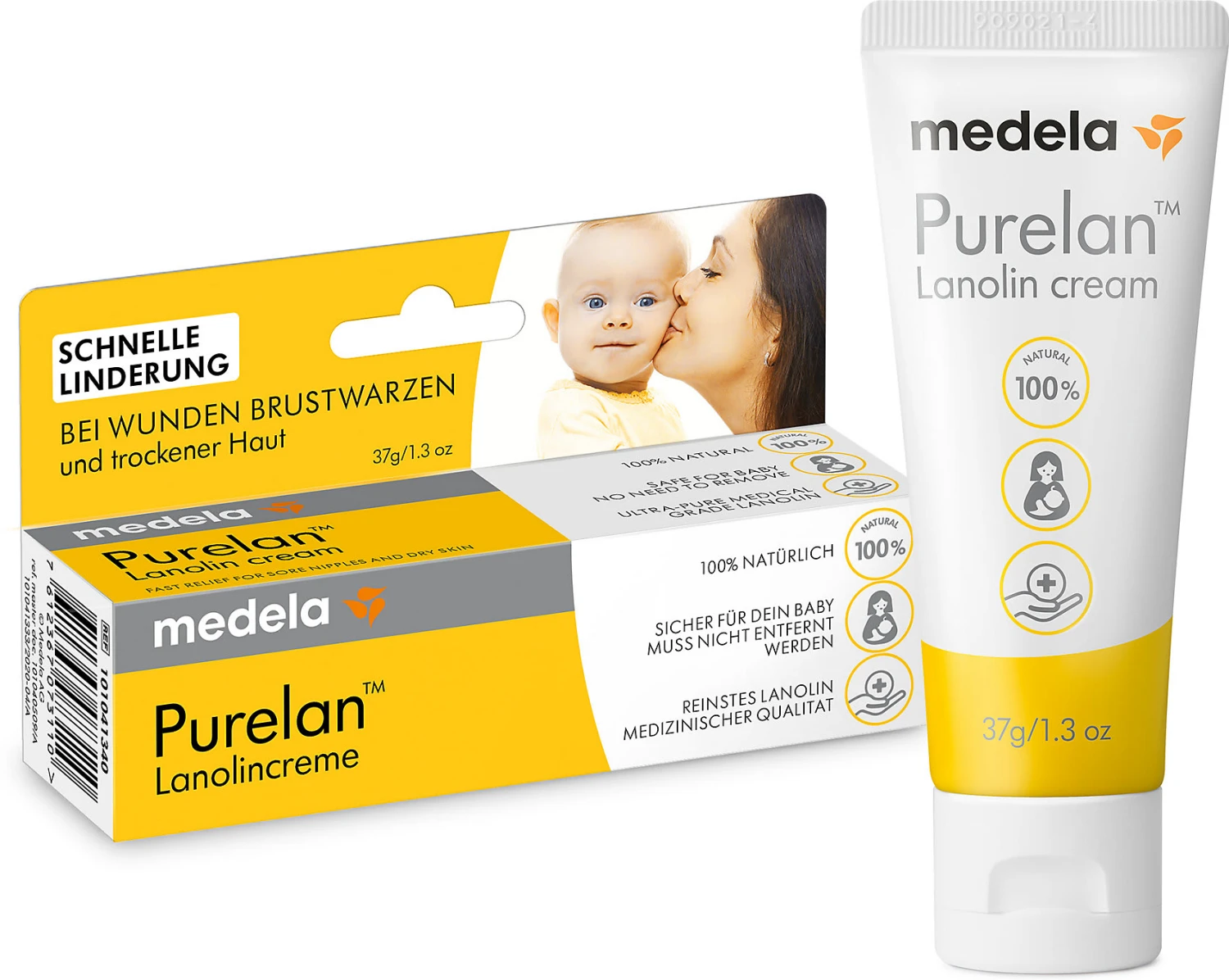 Medela Brustwarzencreme PurelanTM, 37g 1 Medela Brustwarzencreme PurelanTM, 37g