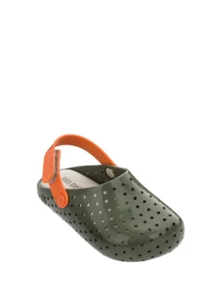 Melissa Clogs In Oliv/ Orange