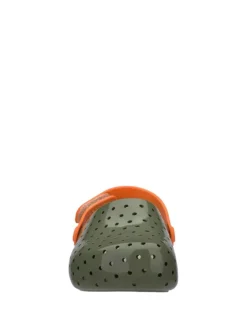 Melissa Clogs In Oliv/ Orange -Baby Kleidung melissa clogs in oliv orange 3