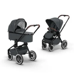 Kombi-Kinderwagen Moon Kombikinderwagen In Grau