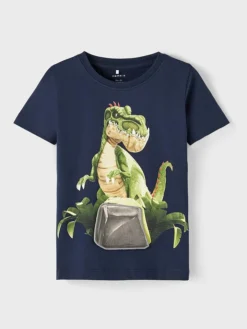 NAME IT Shirt "Gigantosaurus" In Dunkelblau