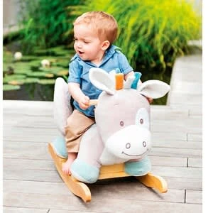 NATTOU Schaukeltier Tim Das Pferd In Grau 2 NATTOU Schaukeltier Tim Das Pferd In Grau – Bild 2