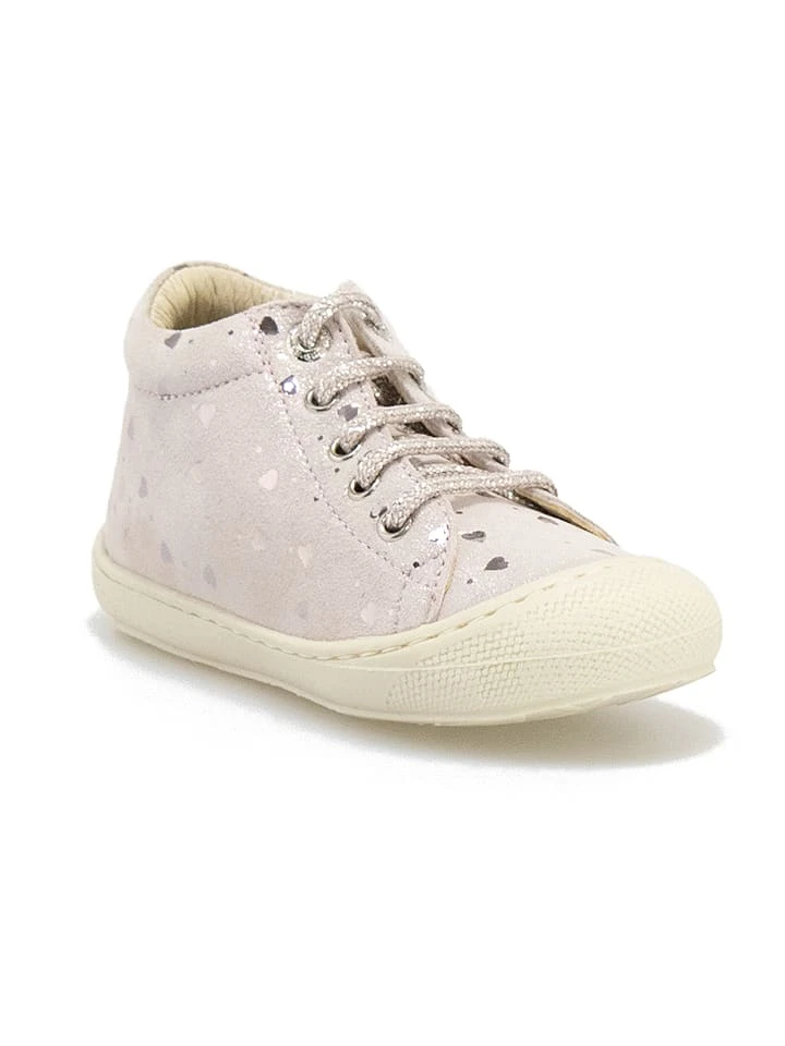 Naturino Leder-Sneakers "Cocoon" In Rosa/ Silber 2 Naturino Leder-Sneakers "Cocoon" In Rosa/ Silber – Bild 2