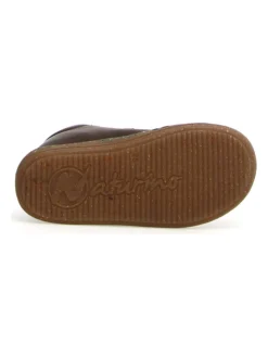Naturino Leder-Sneakers "Windy" In Dunkelbraun -Baby Kleidung naturino leder sneakers windy in dunkelbraun 5