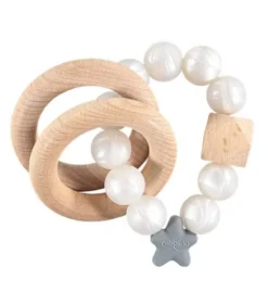 Nibbling Stellar Beiß- Und Rasselring Greifling Pearl