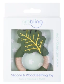 Nibbling "Super Food" Beißring Kohl -Baby Kleidung nibbling nibbling super food beissring kohl 4