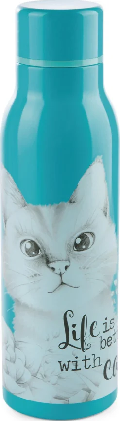 Nici Thermosflasche Katze Meowlina, 500 Ml (48098)