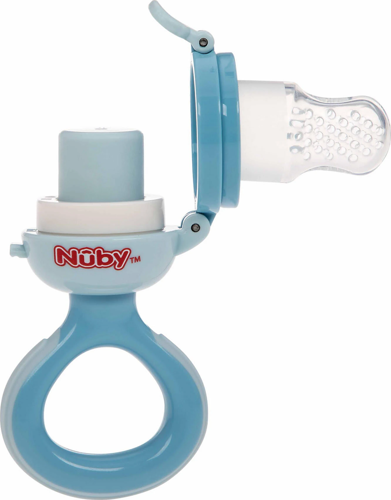 Nuby Frucht- Und Frischkostsauger Aus Silikon - 6m+ Blau 2 Nuby Frucht- Und Frischkostsauger Aus Silikon - 6m+ Blau – Bild 2