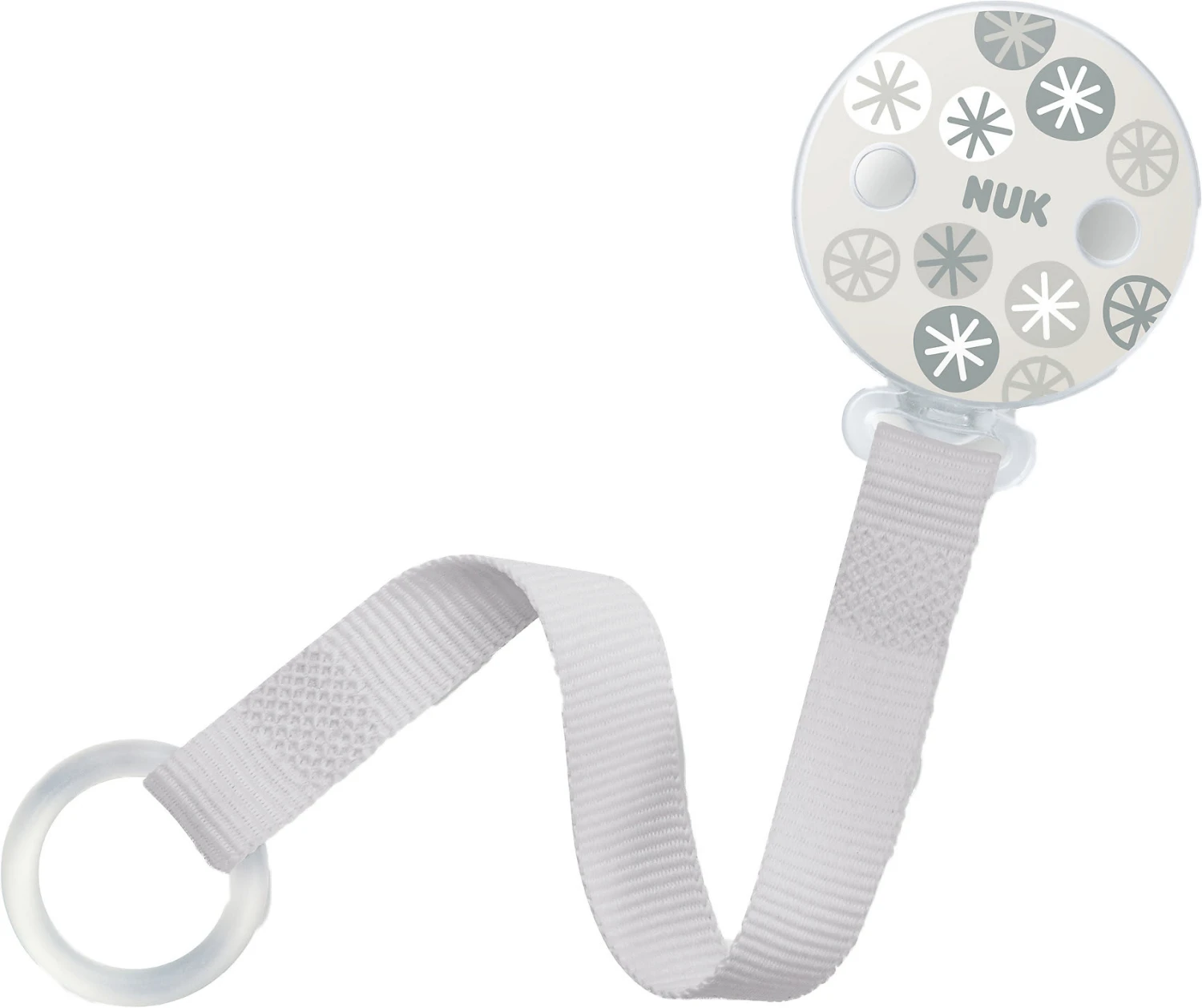 NUK Schnullerband, Für Alle Schnuller Mit Und Ohne Ring, 1 Stück, Sterne 1 NUK Schnullerband, Für Alle Schnuller Mit Und Ohne Ring, 1 Stück, Sterne