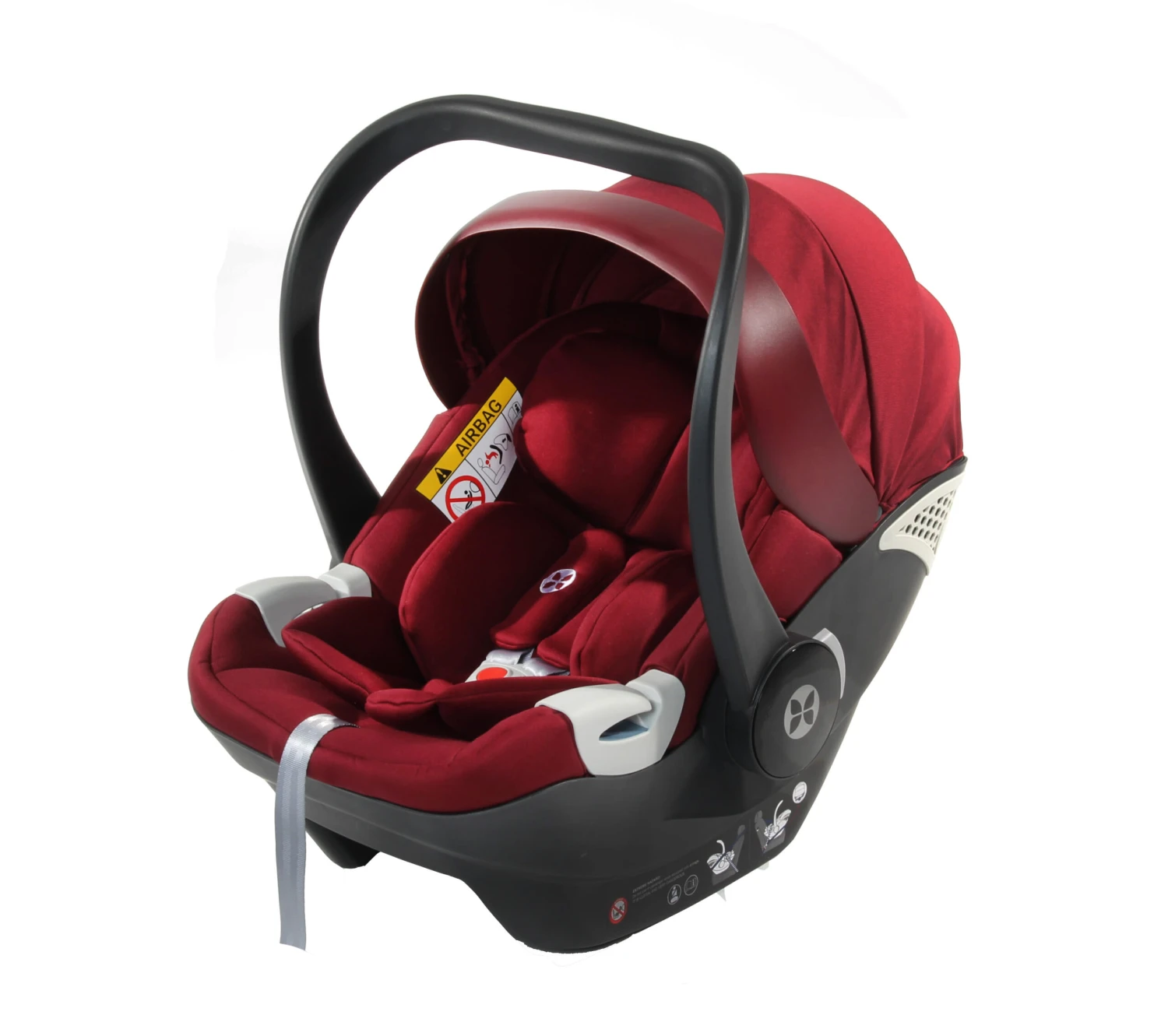 Babyschale Maple, I-Size, Ab Geburt Bis 15 Monaten Babyblume - Rot
