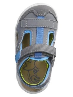 Halbsandalen "Jo" In Grau/ Blau -Baby Kleidung pepino halbsandalen jo in grau blau 3