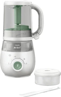 PHILIPS AVENT Gesunder 4-in-1-Babynahrungszubereiter SCF885/01, Grün