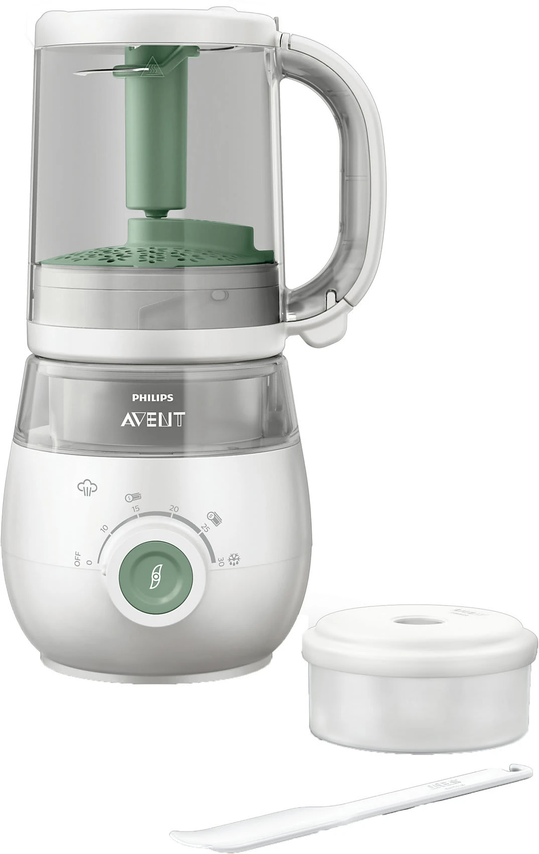 PHILIPS AVENT Gesunder 4-in-1-Babynahrungszubereiter SCF885/01, Grün 1 PHILIPS AVENT Gesunder 4-in-1-Babynahrungszubereiter SCF885/01, Grün