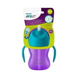 PHILIPS AVENT Trinklernbecher Mit Strohhalm, SCF796/02, 200ml, 9-12M In Lila 4 PHILIPS AVENT Trinklernbecher Mit Strohhalm, SCF796/02, 200ml, 9-12M In Lila – Bild 4