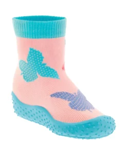 Playshoes Aqua-Socke Schmetterlinge In Rosa -Baby Kleidung playshoes aqua socke schmetterlinge in rosa 2
