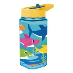 Trinkflasche Baby Shark Eckig 530 Ml In Blau