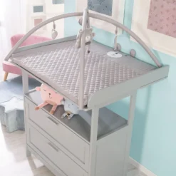 Roba Krabbeldecke Mit Spielbogen Style Grau -Baby Kleidung roba krabbeldecke mit spielbogen style grau 4