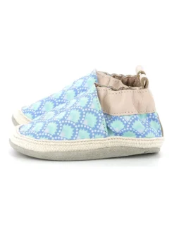 ROBEEZ Krabbelschuhe "Sunny Camp" In Hellblau -Baby Kleidung robeez krabbelschuhe sunny camp in hellblau 2