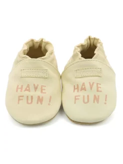 ROBEEZ Leder-Krabbelschuhe "Have Fun" In Beige