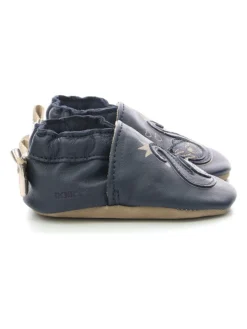 ROBEEZ Leder-Krabbelschuhe "Pretty Swan" In Dunkelblau