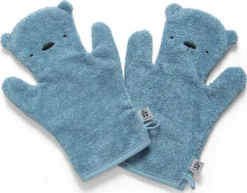 Sebra Frottee-Badhandschuh-Set, Milo, Powder Blue