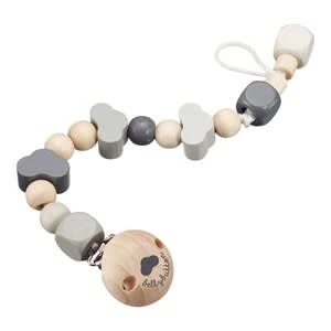 Schnullerkette Wolkenglück In Grau 1 Schnullerkette Wolkenglück In Grau
