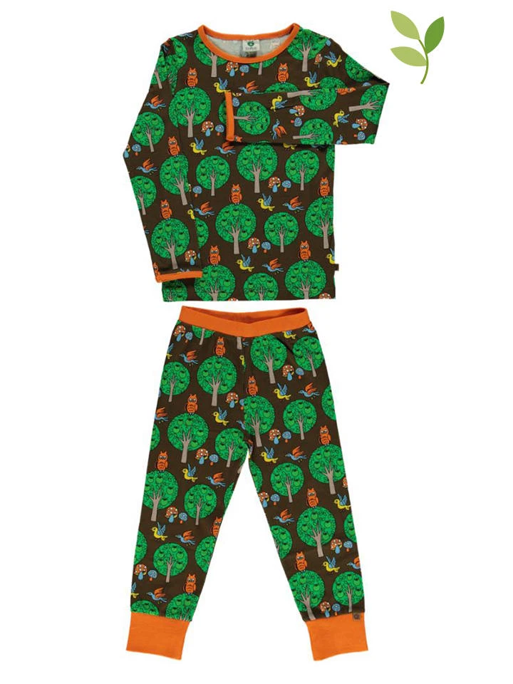 Pyjama "Apples" In Grün 1 Pyjama "Apples" In Grün