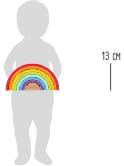 Small Foot Holzbausteine "Regenbogen" - Ab 12 Monaten -Baby Kleidung small foot holzbausteine regenbogen ab 12 monaten 4