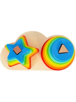 Small Foot Steckspiel "Regenbogen" - Ab 12 Monaten -Baby Kleidung small foot steckspiel regenbogen ab 12 monaten 2