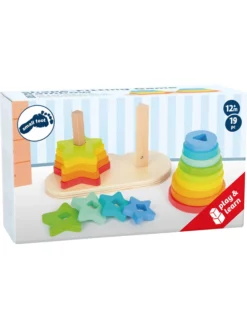 Small Foot Steckspiel "Regenbogen" - Ab 12 Monaten -Baby Kleidung small foot steckspiel regenbogen ab 12 monaten 3