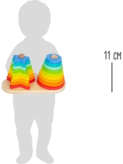 Small Foot Steckspiel "Regenbogen" - Ab 12 Monaten -Baby Kleidung small foot steckspiel regenbogen ab 12 monaten 4