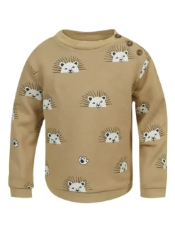 Sweatshirt In Hellbraun