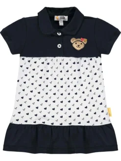 Steiff Kleid In Schwarz/ Weiß