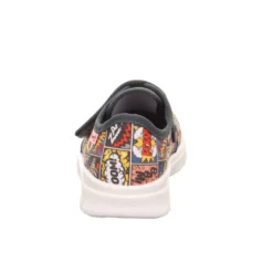 Superfit Geschlossener Hausschuh BOBBY In Grau/Mehrfarbig -Baby Kleidung superfit geschlossener hausschuh bobby in grau mehrfarbig 3