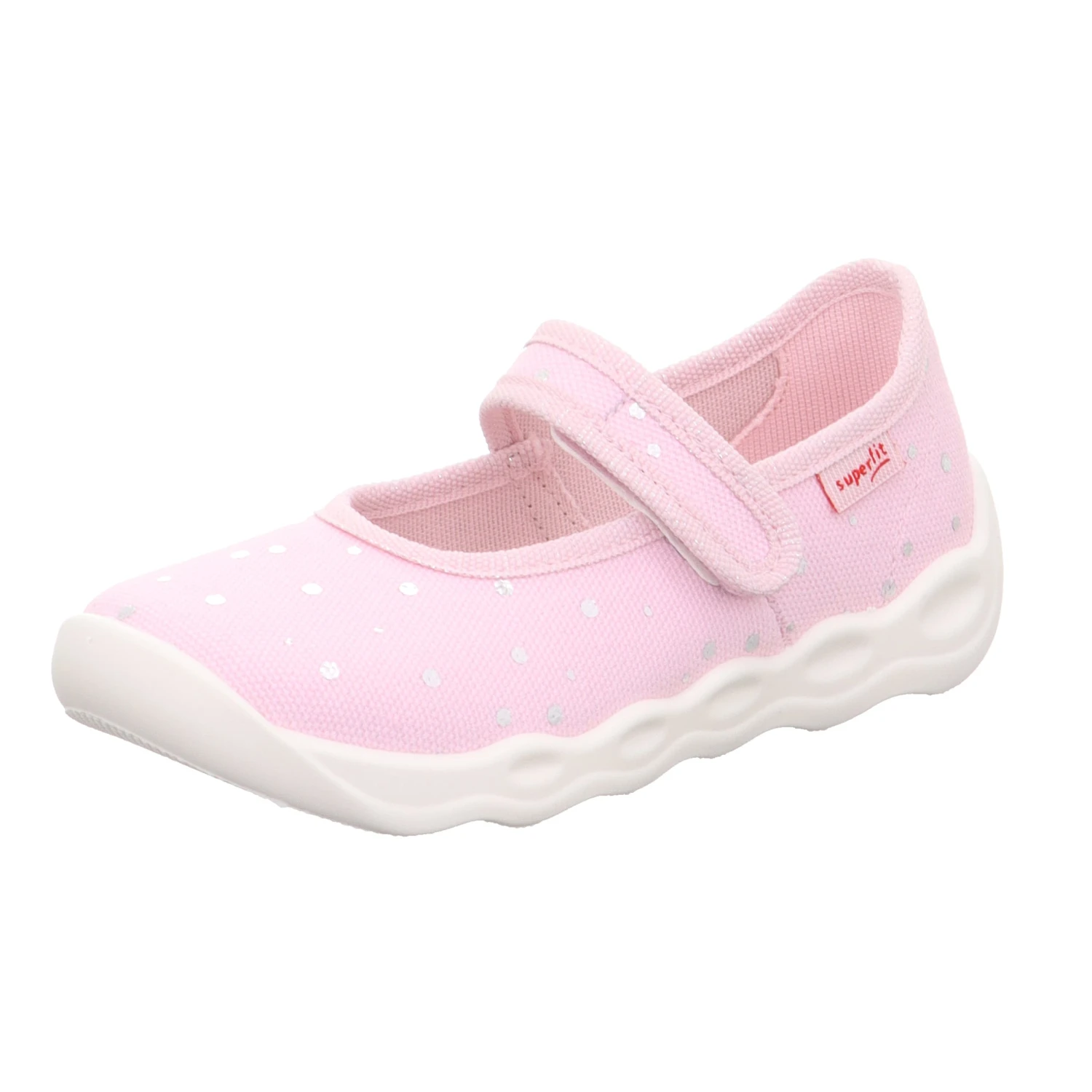Superfit Hausschuh BUBBLE In Rosa/Silber 1 Superfit Hausschuh BUBBLE In Rosa/Silber