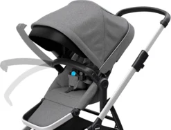 Thule Sleek, Stadtbuggy, Grey Melange -Baby Kleidung thule sleek stadtbuggy grey melange 4