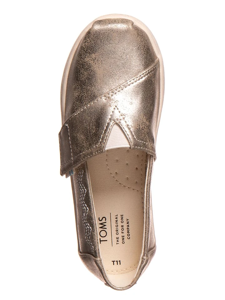 Toms Slipper "Classic" In Gold 4 Toms Slipper "Classic" In Gold – Bild 4