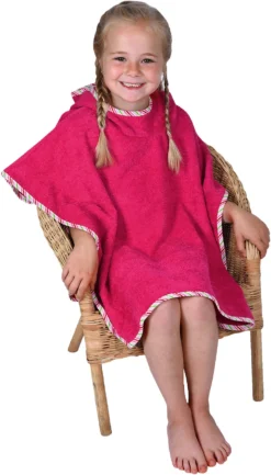 Badeponcho, Orchidee-beere, 60 X 75 Cm