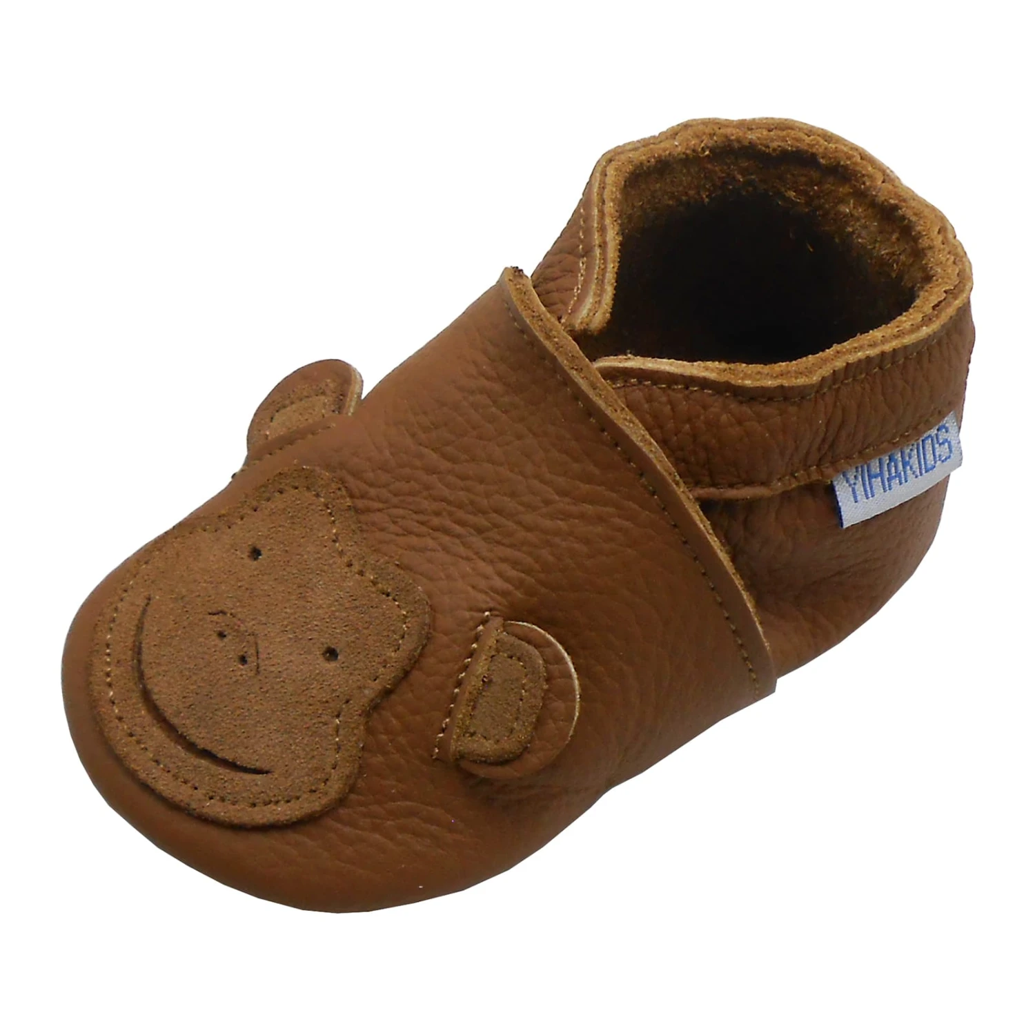 Baby Krabbelschuhe In Affe Braun 3 Baby Krabbelschuhe In Affe Braun – Bild 3