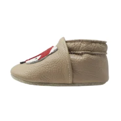 Leder-Krabbelschuhe "Fuchs" In Beige -Baby Kleidung yalion leder krabbelschuhe fuchs in beige 4