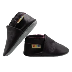 Leder-Krabbelschuhe In Dunkellila 10 Leder-Krabbelschuhe In Dunkellila -Baby Kleidung yalion leder krabbelschuhe in dunkellila 4